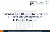 Potential Role Of Neurotransmitters & Treatment ...