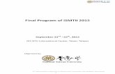 Final Program of ISMTII 2015 - Hong Kong University of ...