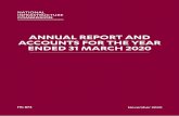 ANNUAL REPORT AND ACCOUNTS FOR THE YEAR ENDED 31 …
