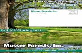Fall 2020/Spring 2021 - Musser Forests