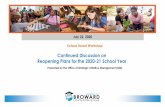 July 22, 2020 School Board Workshop - browardschools.com