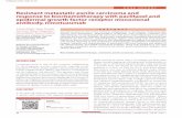 Resistant metastatic penile carcinoma and response to ...