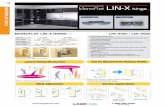 LIN-X450 MONOFLAT LIN-X LIN-X600 MONOFLAT LIN-X HINGE …
