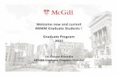 Welcome new and current MIMM Graduate Students ! Graduate ...