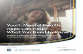 Youth Mental Health Apps Can Help: What You Need to Know