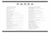 CLASSIC PIZZA SIGNATURE PIZZA - Zazza Italian