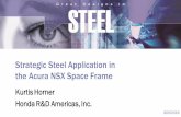 Strategic Steel Application in the Acura NSX Space Frame