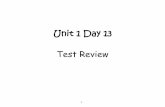 Unit 1 Day 13 Test Review - Weebly