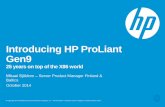 Introducing HP ProLiant Gen9