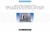 ultra high specification PRO & PCM WASHING SYSTEMS