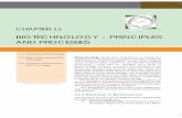 Principles and Processes in Biotechnology