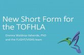 New Short Form for the TOFHLA - Boston University Medical ...