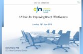 12 Tools for Improving Board Effectiveness