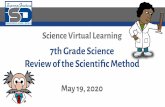 Science Virtual Learning 7th Grade Science Review of the ...