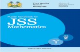 Pupils’ handbook forJSS - MBSSE