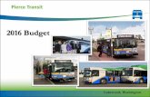 2016 Budget - Pierce Transit