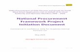 National Procurement Framework PID