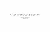 After WorldCat Selection