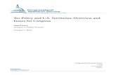 Tax Policy and U.S. Territories: Overview and Issues for ...