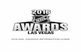 2016 NHL AWARDS INFORMATION GUIDE - WordPress.com