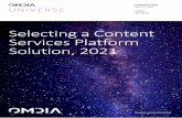 Selecting a Content Services Platform Solution, 2021