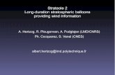 Strateole 2 Long-duration stratospheric balloons providing ...