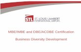 MBE/WBE and DBE/ACDBE Certification Business Diversity ...