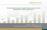 Student Learning Outcomes for NOVA’s Disciplines