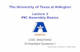 The University of Texas at Arlington Lecture 3 PIC ...