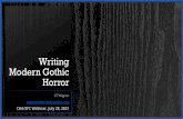 Writing Modern Gothic Horror