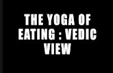 THE YOGA OF EATING : VEDIC VIEW