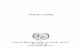 Ph.D ORDINANCE - mdurohtak.ac.in