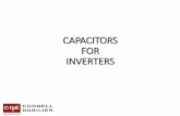 CAPACITORS FOR INVERTERS