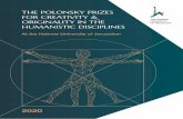 THE POLONSKY PRIZES FOR CREATIVITY & ORIGINALITY IN THE ...