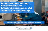 Implementing Preventive Maintenance At Your Company