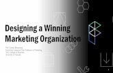 Designing a Winning Marketing Organization