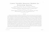 1 Latent Variable Bayesian Models for ... - UCSD DSP LAB