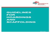 GUIDELINES FOR HOARDINGS AND SCAFFOLDING