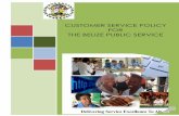 Customer Service Policy for the Belize Public Service