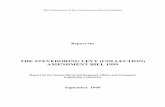 Report - The Stevedoring Levy (Collection) Amendment Bill 1999
