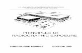 PRINCIPLES OF RADIOGRAPHIC EXPOSURE