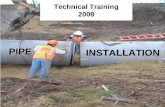 Pipe Installation Technical Training 2008