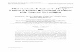 Original Research Effect of Anion Surfactants on the ...
