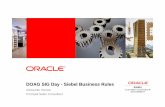 DOAG SIG Day - Siebel Business Rules