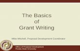 The Basics of Grant Writing - Florida State University
