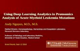 Using Deep Learning Analytics in Proteomics Analysis of ...