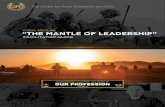 “The Mantle of Leadership” Facilitator Guide