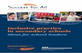 Inclusive practice in secondary schools - Education in New ...