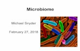 Michael Snyder February 27, 2018 - Stanford University