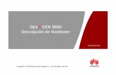 OptiX OSN 9800 Descripción de Hardware